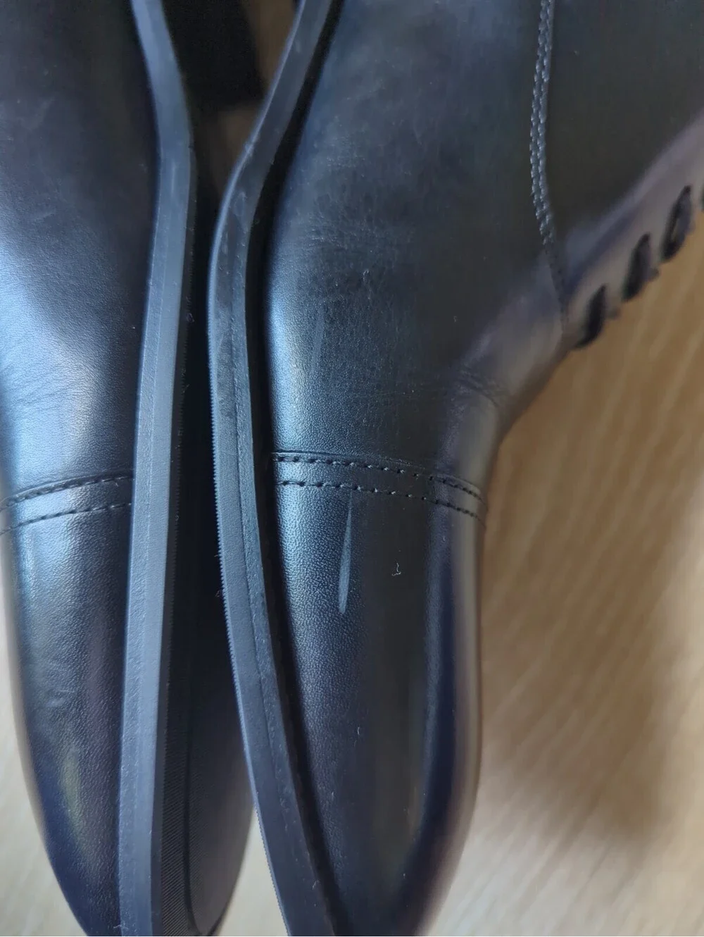 Brooks Brothers Men Dress Shoes Cassel Cap Toe Oxford Black Ortholite 12